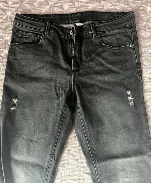Calça jeans Zara preta skinny
