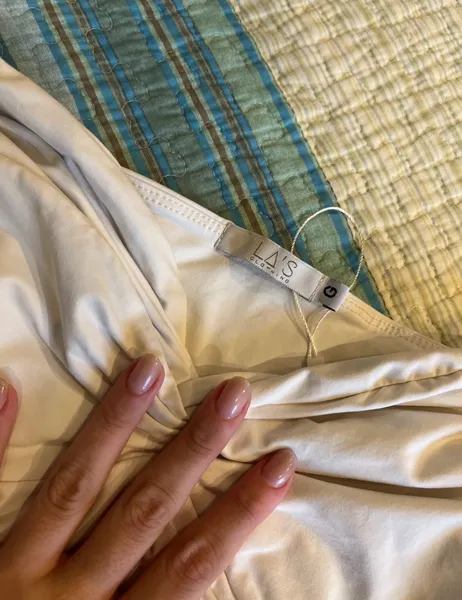 Tube Top Trançado branco G