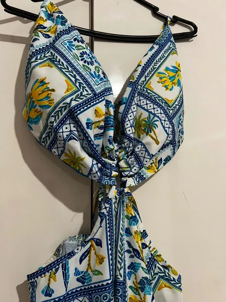 Vestido longo estampado inspiração Farm (tamanho único)