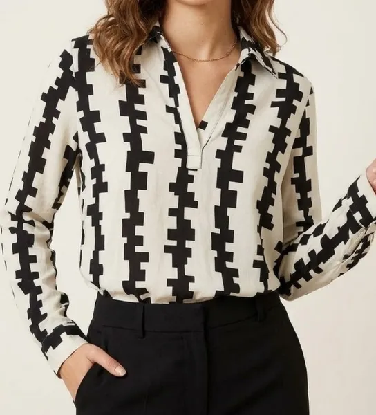 Camisa seda Animale