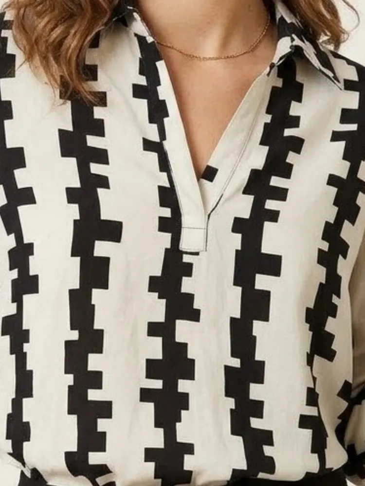 Camisa seda Animale