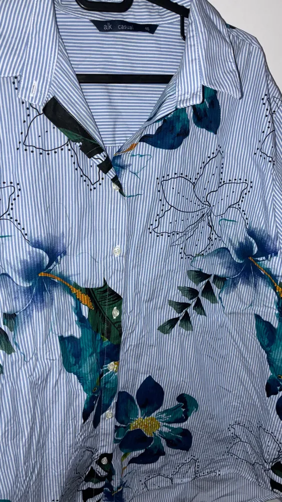 Camisa AK Casual 46 azul