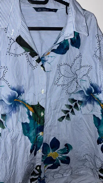 Camisa AK Casual 46 azul