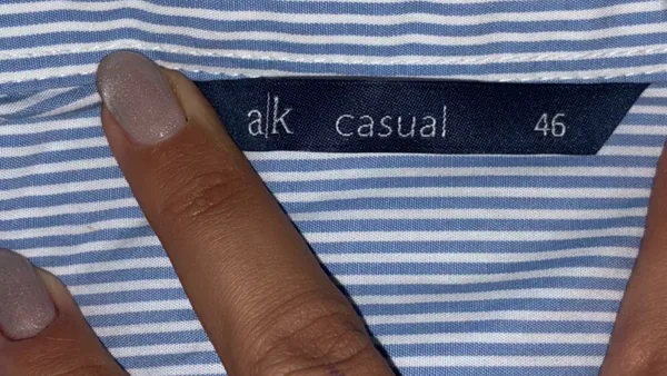 Camisa AK Casual 46 azul
