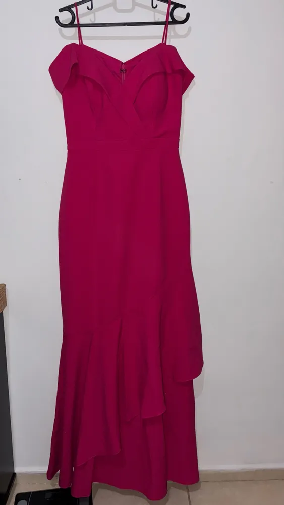 Vestido festa cosh rosa 38
