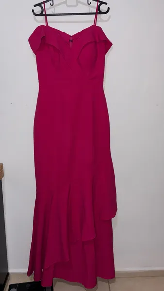 Vestido festa cosh rosa 38