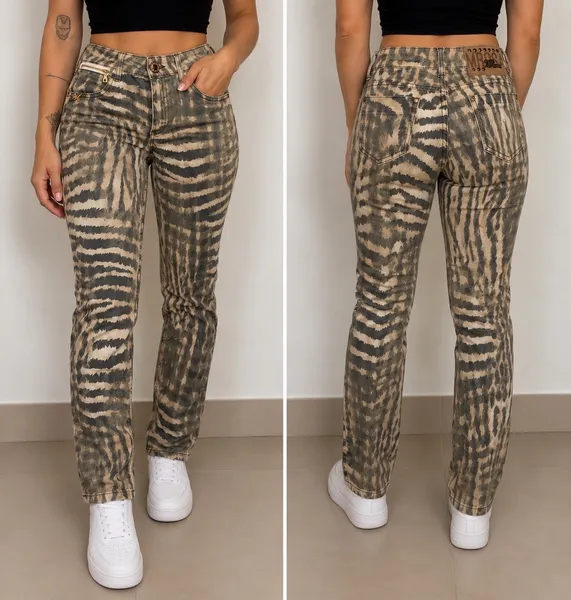 Calça jeans morena rosa