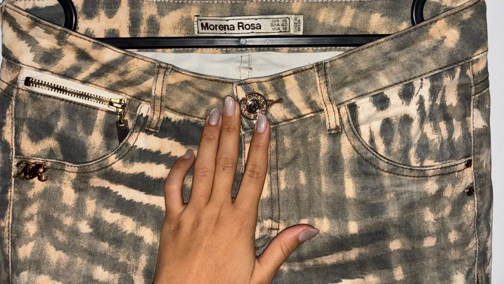 Calça jeans morena rosa