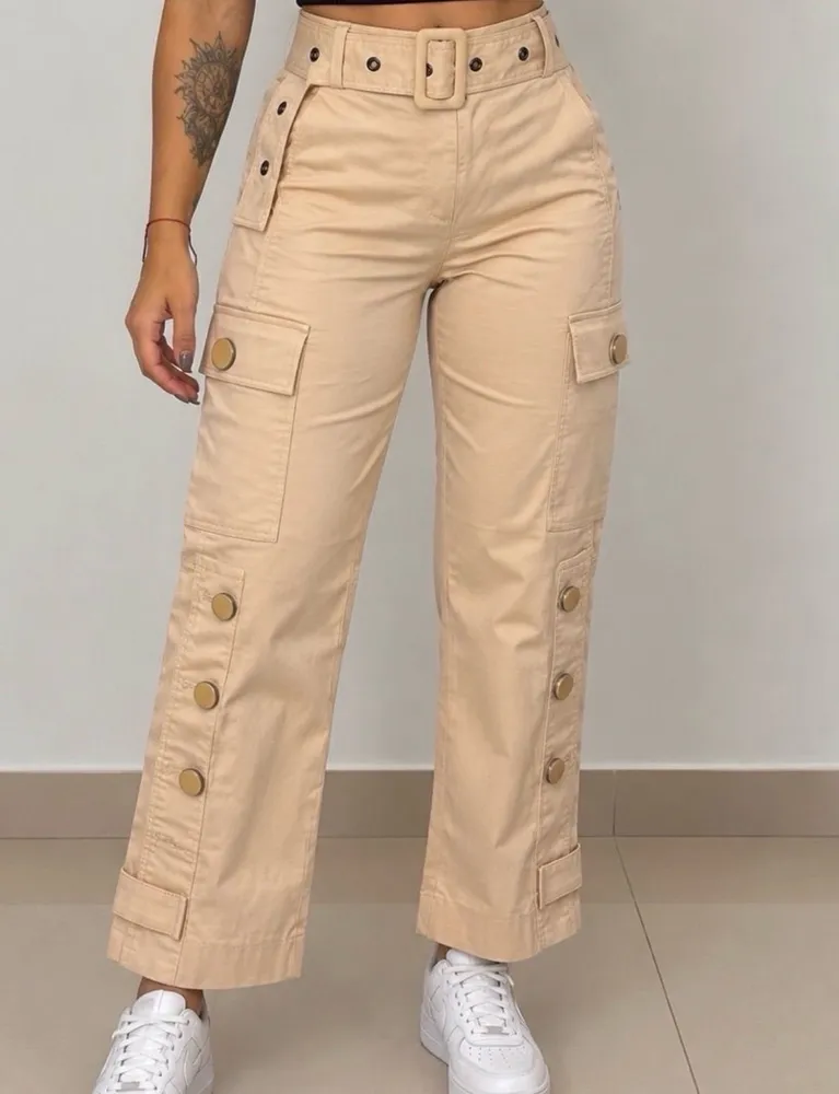 Calça cargo animale nova na etiqueta 36
