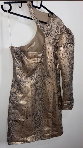 vestido da grife regina salomão animal print tam 40