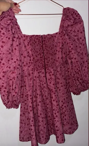 vestido bynv nati vozza délia floral rosa pp