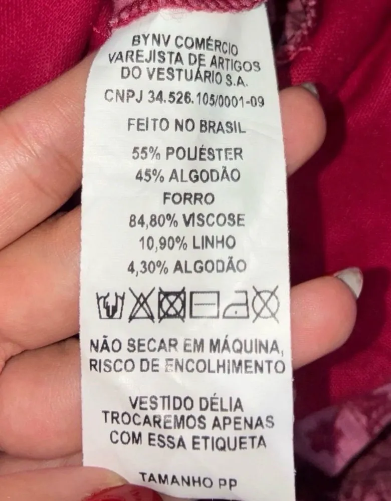 vestido bynv nati vozza délia floral rosa pp